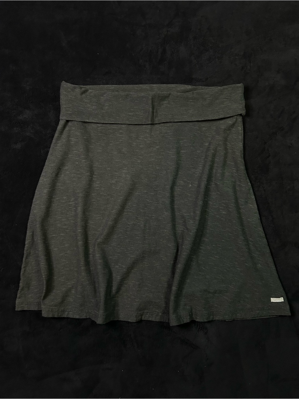 Women’s Dark Gray A-Line Pull-On Skirt